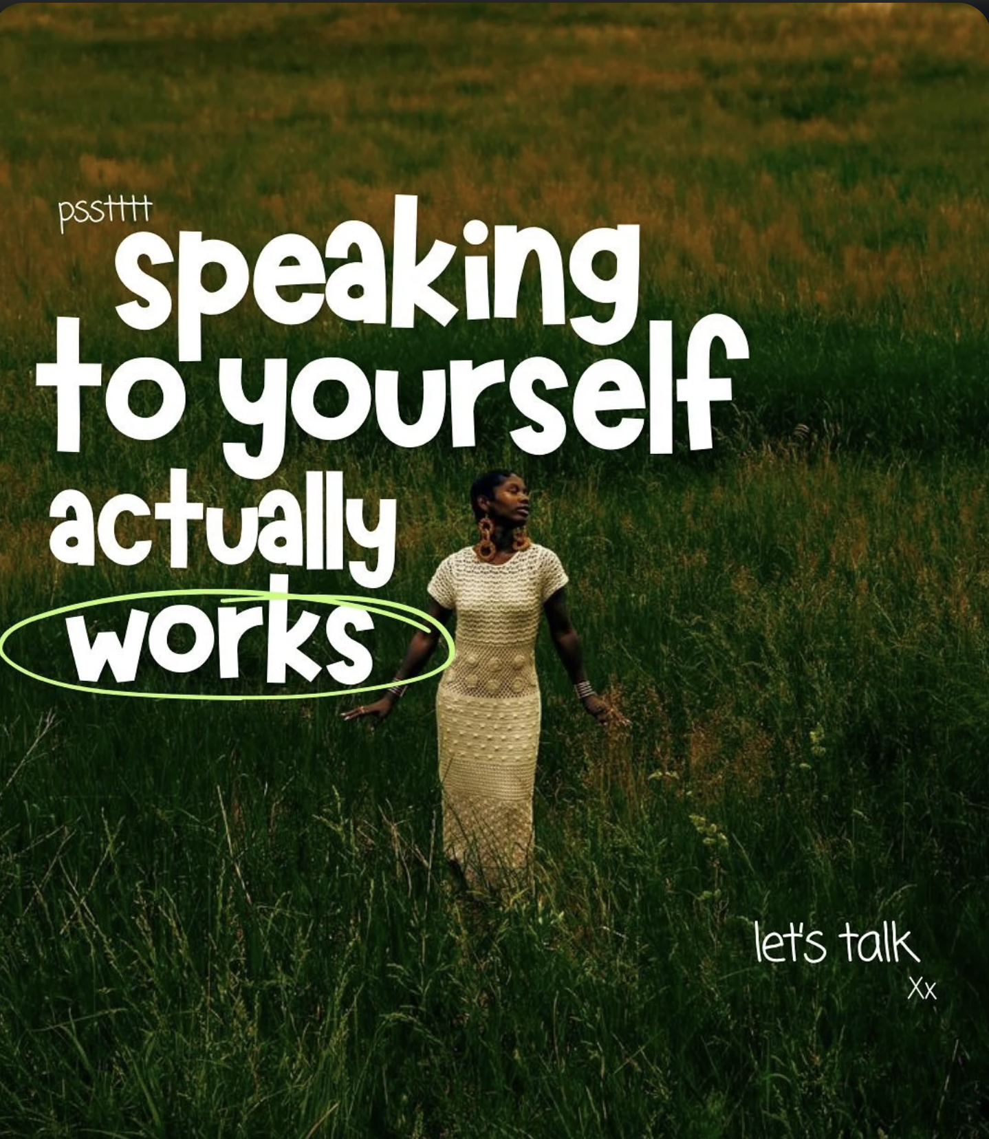 Speaking to yourself
